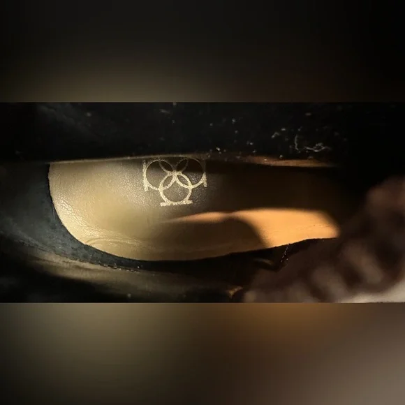 Ann Taylor Ankle Booties Black & Taupe Leather 3.5” Stiletto Heels Women’s Sz 9M - Picture 9 of 13